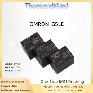 G5LE-14 5VDC 12VDC 24VDC- Brand new original -OMRON-5 pin 10A