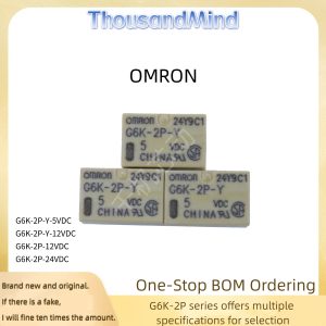 Brand new original -OMRON-G6K-2P-Y-5VDC 12VDC 24VDC 3VDC