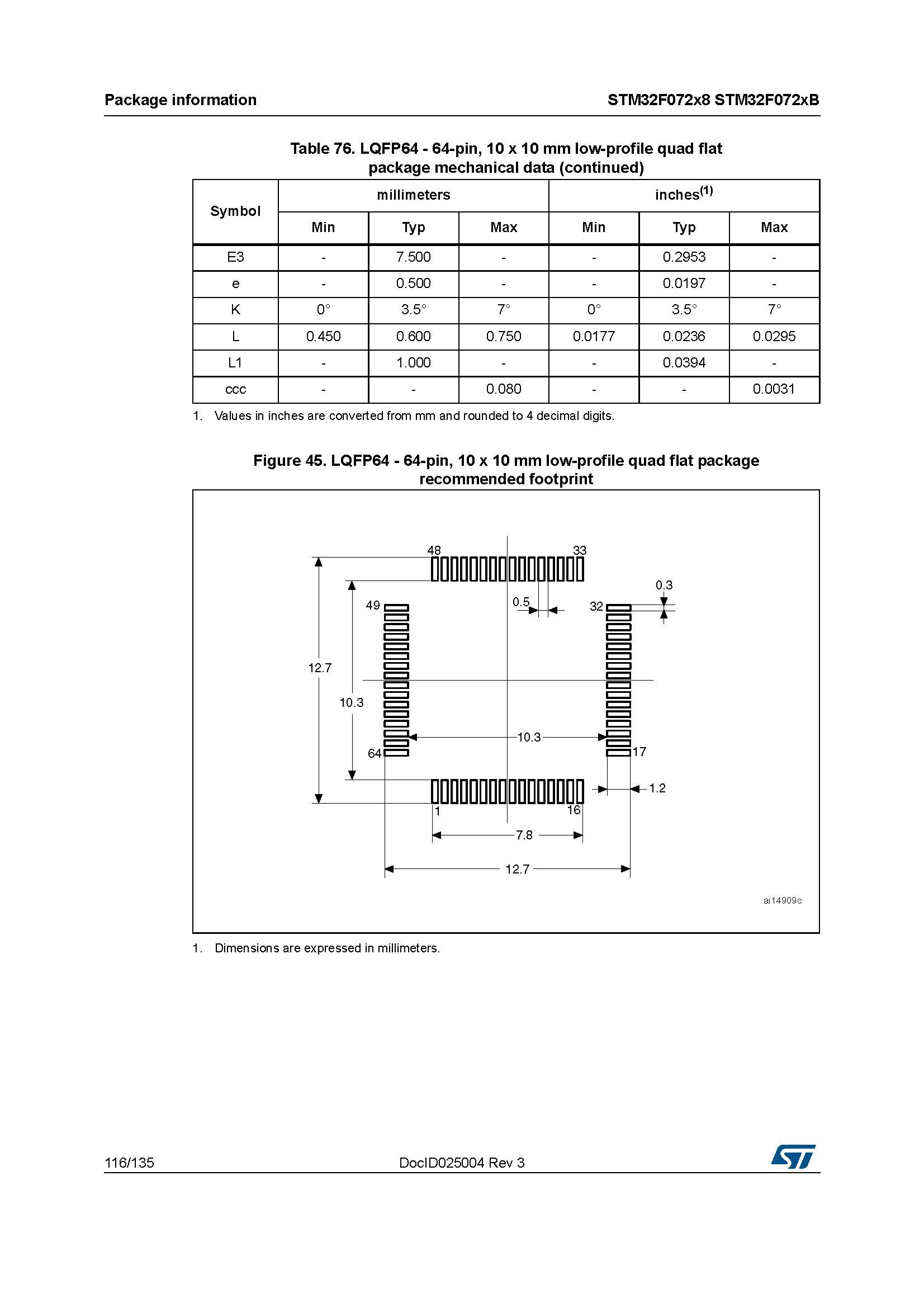 ST stmicroelectronics STM32F072RBT6 - Mainstream ARM Microcontroller USB Series MCU Microcontroller - Original genuine product - 图片 119