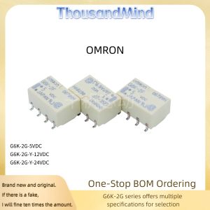 Brand new original - genuine -OMRON-G6K-2G-Y-5VDC 12VDC 24VDC