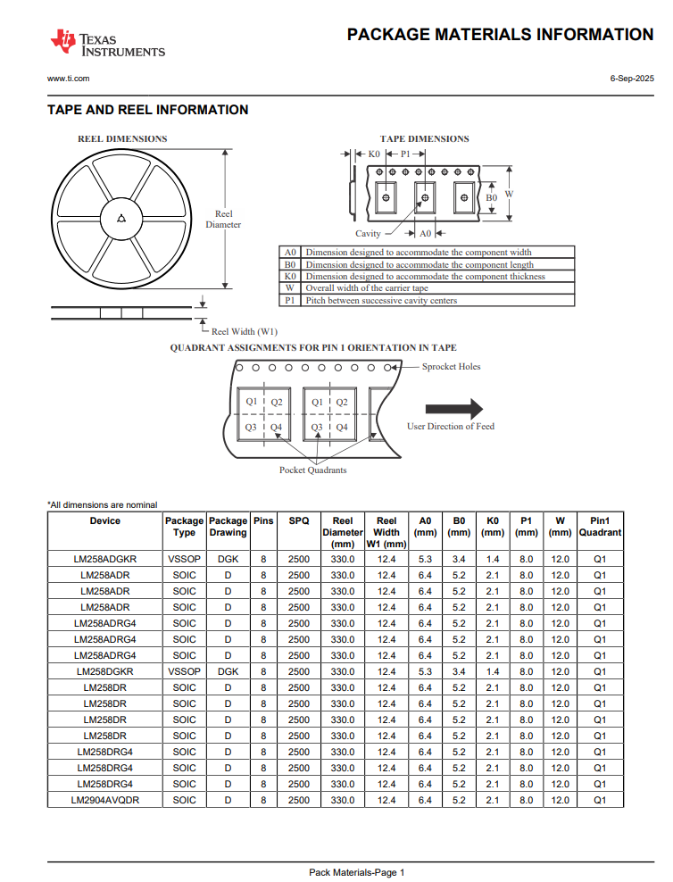 Texas Instruments -LM258DR- Surface Mount SOP8 TI- Single-Chip Microcomputer Operational Amplifier Chip IC- Original Genuine Product - 图片 13