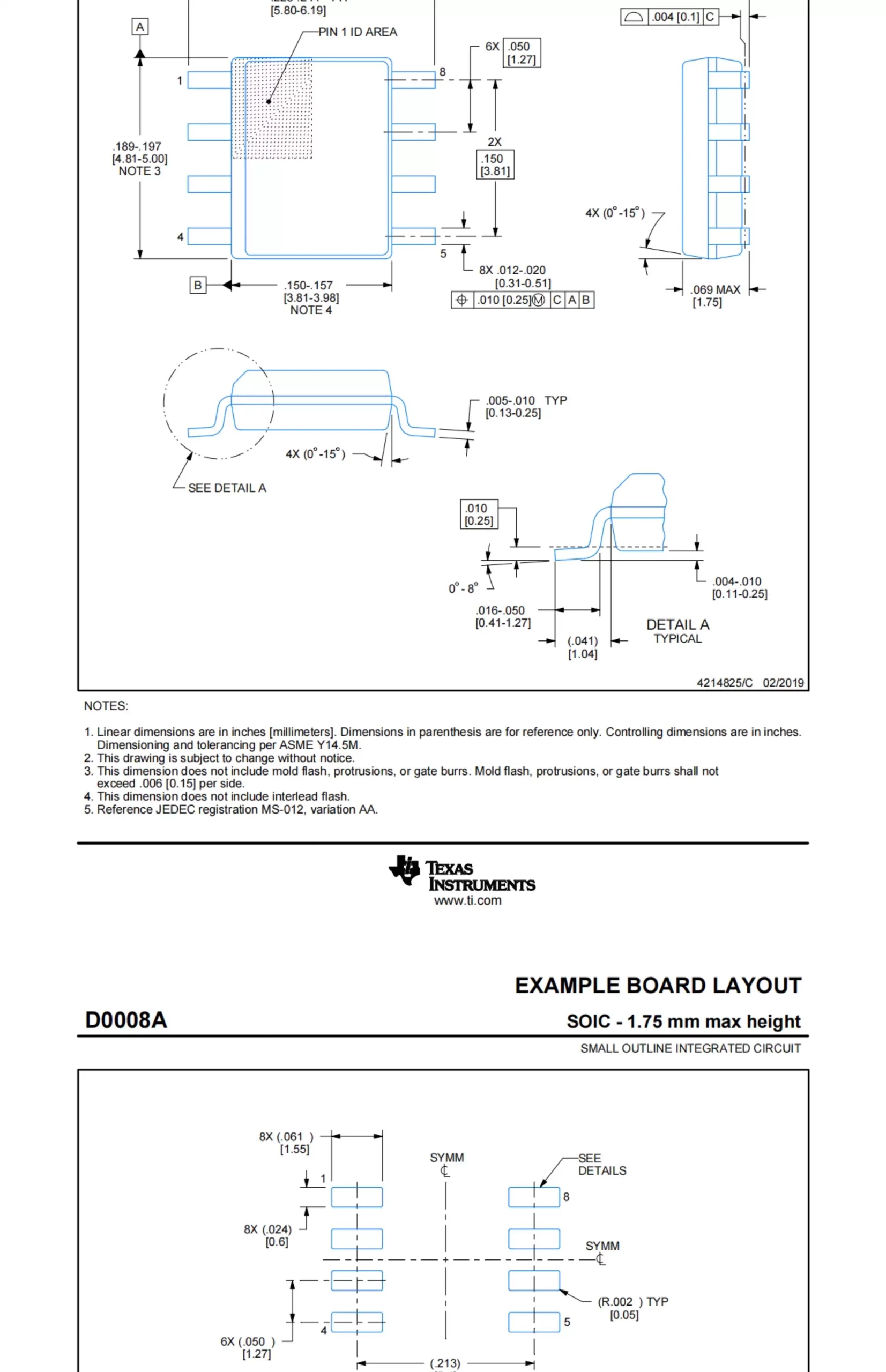 Original - Genuine - SN75176BDR - SMD - SOIC-8 - RS422/RS485 Differential Bus Transceiver Chip - 图片 2